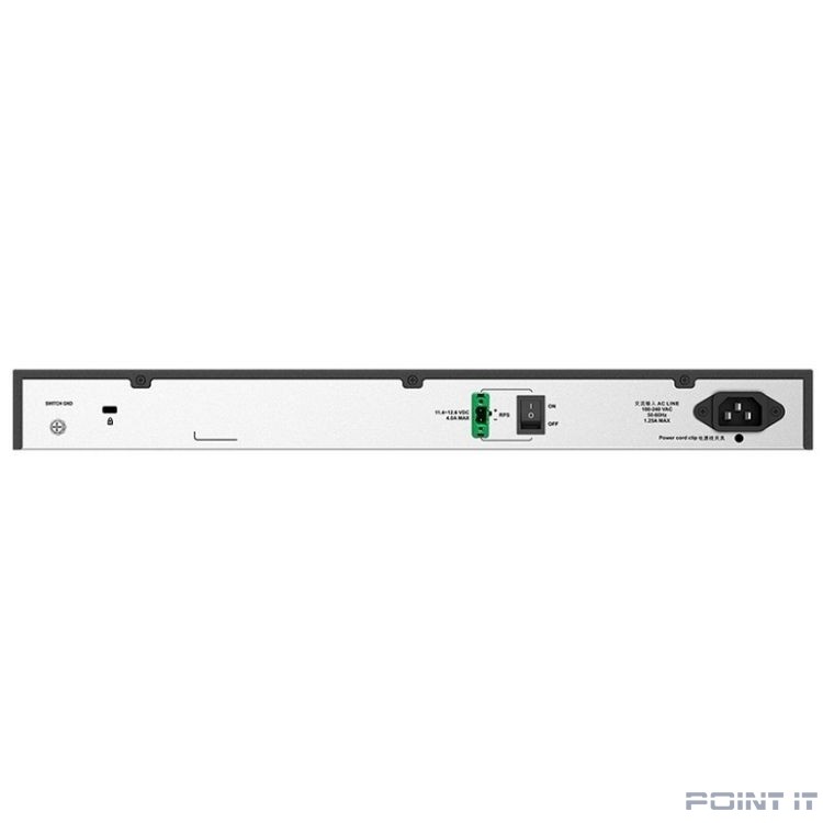 D-Link DGS-3000-28XS/B1A Управляемый L2 коммутатор с 24 портами 1000Base-X SFP и 4 портами 10GBase-X SFP+