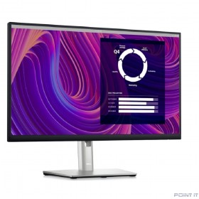 Монитор LCD Dell 24" P2423D черный и серебристый {IPS 2560x1440 75Hz 5ms 8bit 300cd 178/178 HDMI DisplayPort1.2 4xUSB3.2 Pivot VESA} [210-BDEG]
