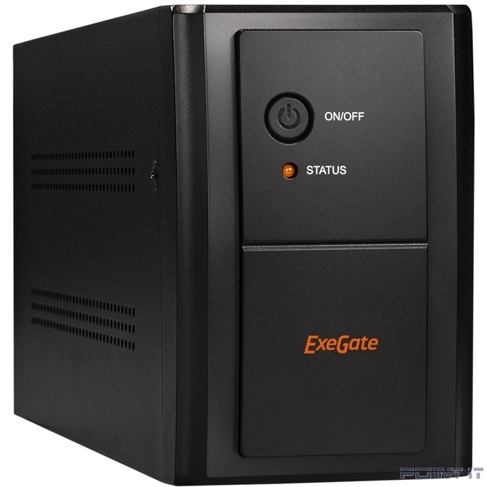 Exegate EP285507RUS ИБП ExeGate SpecialPro UNB-1600.LED.AVR.EURO.RJ.USB <1600VA/950W, LED, AVR, 4 евророзетки, RJ45/11, USB, Black>
