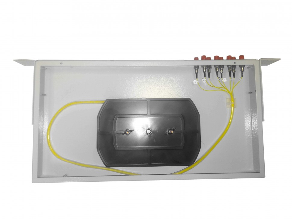 Кросс оптический 19, 1U 8 FC SM, укомплектованный