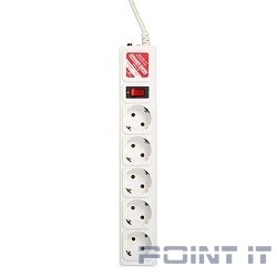 PowerCube Сетевой фильтр 5.0м 5 розеток (SPG-B-15-WHITE), белый