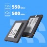 CBR SSD-128GB-2.5-BS24b, Внутренний SSD-накопитель, серия "Base", 128 GB, 2.5", SATA III 6 Gbit/s, 3D TLC NAND, R/W speed up to 550/500 MB/s, TBW (TB) 64, OEM