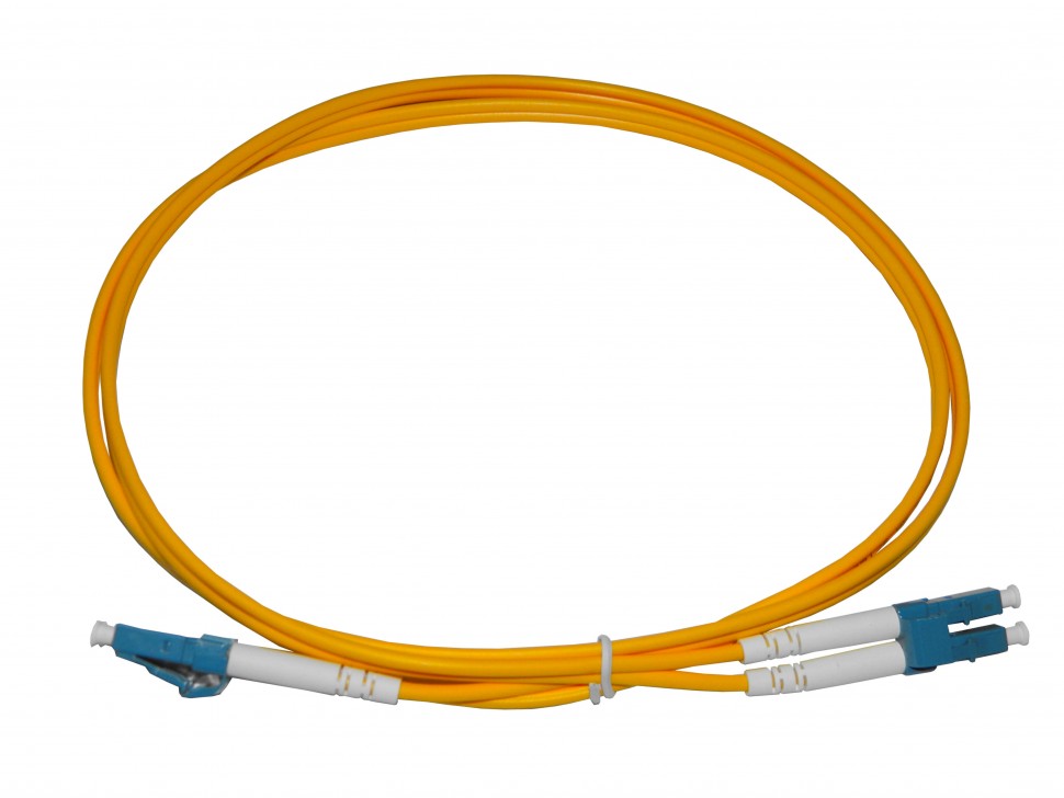 Патч-корд оптический соединительный LC-LC/UPC SM Duplex 3.0мм 9/125, 1м