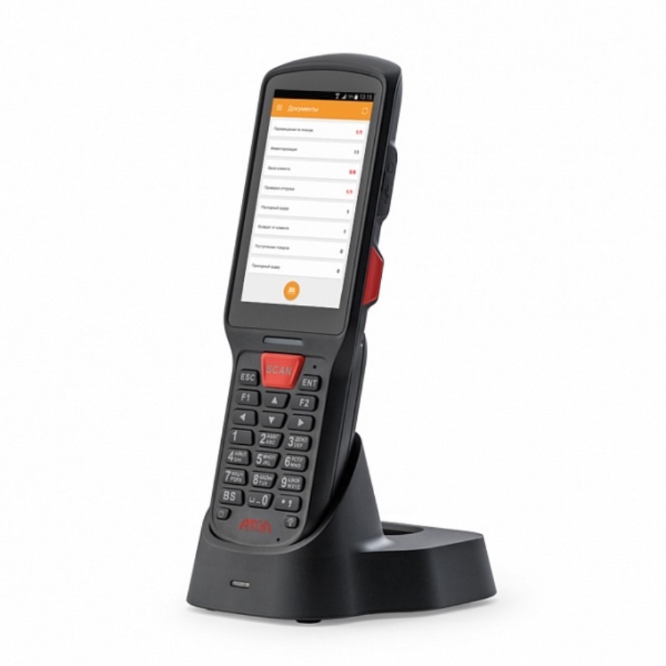 Мобильный терминал АТОЛ SMART.Lite (Android 7.0, 2D Imager, 4”, 2Гбх16Гб, Wi-Fi b/g/n, 5200 mAh, Bluetooth, БП) + ПО DataMobile, версия Стандарт Pro