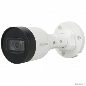 DAHUA DH-IPC-HFW1431S1P-0360B-S6 Уличная цилиндрическая IP-видеокамера 4Мп, 1/2.9” CMOS, объектив 3.6мм, обнаружение людей, ИК 30м, IP67, металл/пластик