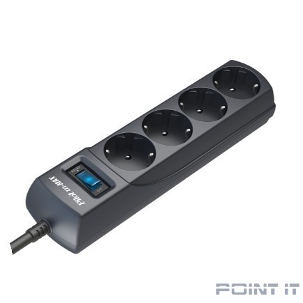 ZIS Сетевой фильтр m Max 10m {4 розетки, увеличенная мощность 3300 Вт}