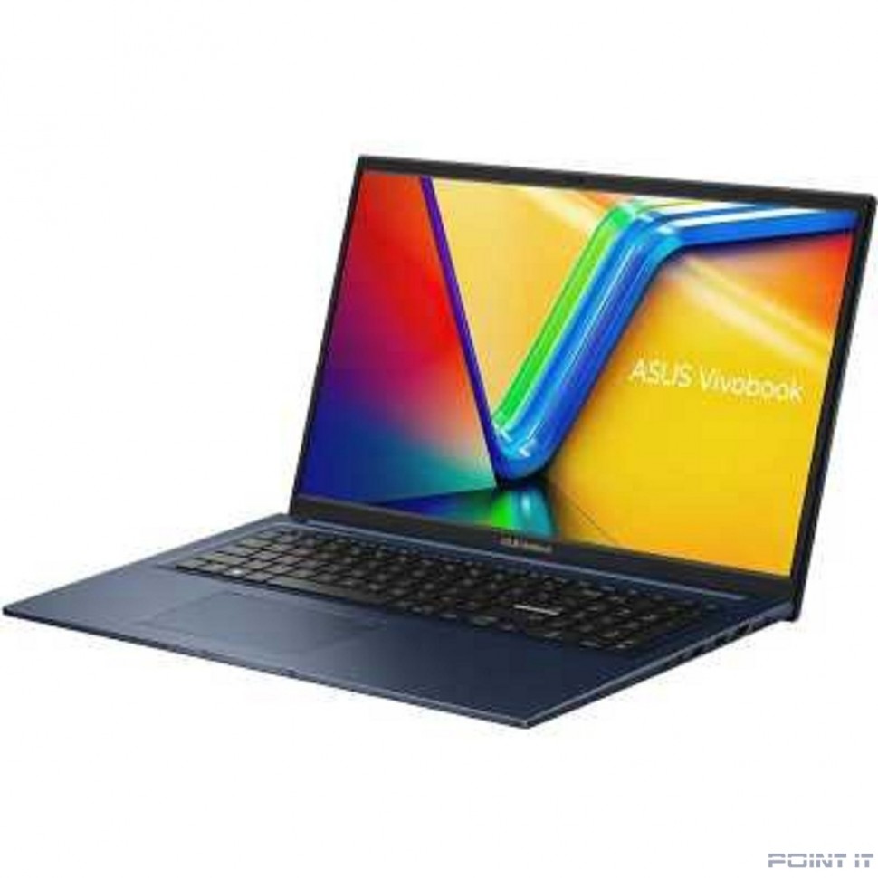Ноутбук ASUS VivoBook 17 X1704VA-AU694 [90NB10V2-M00TR0] Blue 17.3" {FHD i3 1315U(1.2Ghz)/16384Mb/256PCISSDGb/noDVD/Int:Intel UHD Graphics/DOS}