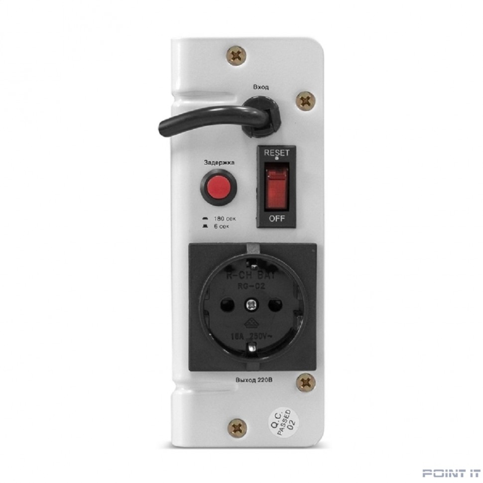 Exegate EX291745RUS Стабилизатор напряжения ExeGate Master Turbo AVS-1000 (1000ВА, 100-265В, цифр. индикация вход/вых. напряжения, 220В±8%, КПД 98%, 5 уровней защиты, задержка, усиленный метал.корпус,